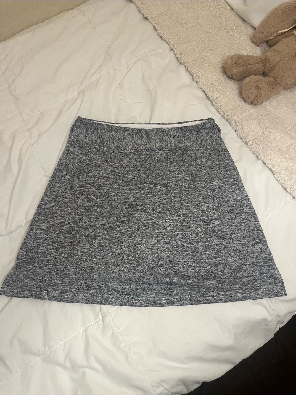 Heather Gray Athletic Mini Skort